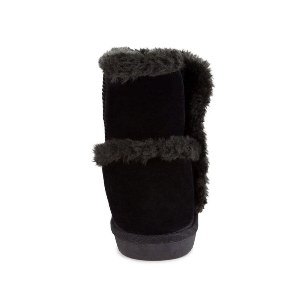 SUGAR Womens Black Round Toe Booties 6 - Picture 2 of 4